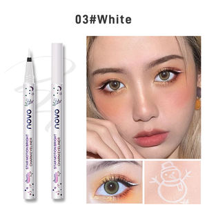 NOVO 블랙 다크 브라운 아이라이너 펜슬 방수 색상 레드 블루 화이트 퍼플 커피 리퀴드 라이너 아이라이너 아이 메이크업 OEM 화장품 - Product Image 6