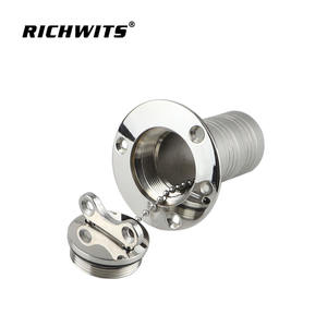 Bouchon de réservoir de carburant en acier inoxydable Zhibo avec interrupteur à clé, bouchon d'eau et d'égout pour yacht marin pour moteurs de bateau - Product Image 1