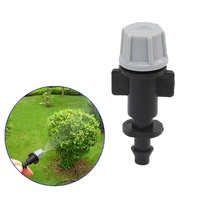 Kit de buses de micro-irrigation en plastique pour refroidissement, connecteur de tuyau 4/7 mm avec embout atomiseur à simple barbe
