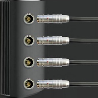 Conector Circular Metálico de Empuje y Tracción Serie K IP68 FGG/EGG Intercambiable 1:1 de 2-26 Pines, Sensor de Señal de Alta Densidad