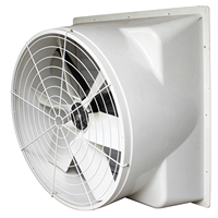 Elektrischer Dach-Axialventilator 220V-415V SMC Glasfaser FRP Stahlflügel Kugellager Wand-/Fenstermontiertes Belüftungssystem