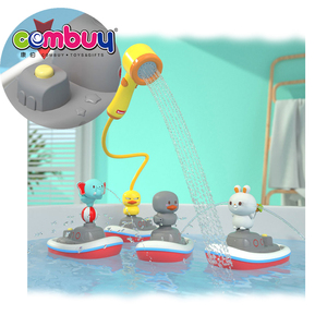 Bébé salle de bain jeu <span class=keywords><strong>eau</strong></span> pulvérisée bateau arroseur jouet bébé bain pommeau de douche - Product Image 1