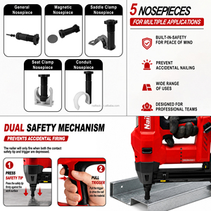 <span class=keywords><strong>Cloueur</strong></span> à béton sans fil industriel haute performance NailTask DCCN100X2 20V à batterie lithium-ion sans balais pour l'étanchéité des fondations - Product Image 5