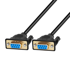 DB9 cắm cáp RS232 điều khiển công nghiệp <span class=keywords><strong>Com</strong></span> che chắn CÁP KỸ THUẬT cho máy tham dự nữ-to-nữ Cáp dữ liệu - Product Image 1