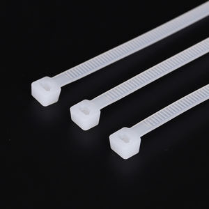 Bridas <span class=keywords><strong>de</strong></span> nailon 66 <span class=keywords><strong>de</strong></span> alta resistencia <span class=keywords><strong>de</strong></span> 3.8x350mm, 250 unidades, CE RoHS para energía temporal y uso eléctrico en obras - Product Image 6