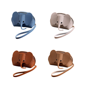 Trendy <strong>Elephant</strong> Bag Animal Shaped <strong>Coin</strong> <strong>Purse</strong> Key Chain Wallet Present for Women Zipper Hand Lipstick Storage Bags Wholesale - Product Image 6