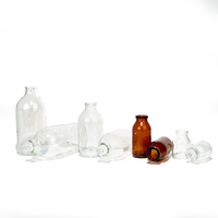 Flacons en verre ambré LINUO USP Type II III 50ml 100ml 500ml, flacons en verre ambré pour utilisation dans le secteur pharmaceutique