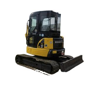 Venta caliente usado Komatsu PC50 5ton excavadora precio bajo buen rendimiento incluye motor caja de cambios bomba de engranajes Motor 28.5kw potencia 260 - Product Image 2