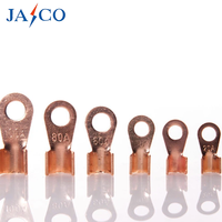 Borne de raccordement à sertir ronde JASCO OT en cuivre nu haute conductivité pour connexion de fils