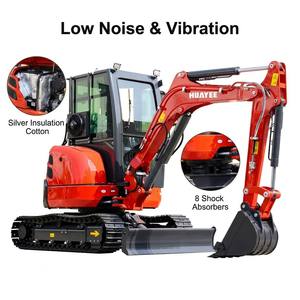 Mini Excavadora Europea de 1, 2 y 3.5 Toneladas, Excavadora Compacta con Motor, Miniexcavadora Agrícola, Certificación CE y EPA - Product Image 5
