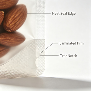 Sac en plastique personnalisé à ouverture supérieure, refermable avec fermeture éclair, pochette d'emballage vierge, sac de rangement - Product Image 4