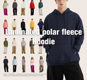 เสื้อฮู้ดดี้ผ้าฟลีซหนานุ่ม 350gsm รุ่นออทัมน์วินเทอร์ แบบสวมหัว ยูนิเซ็กส์ สตรีทแวร์  ไม่มีลาย - Product Image 4