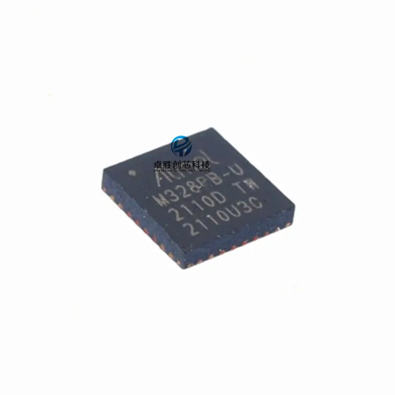 New original AVR MCU 8-Bit 32kB 32-VFQFN microcontroller IC chip ATMEGA328PB-MU M328PB-U