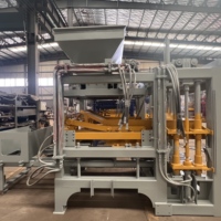 Machine de fabrication de briques creuses en béton entièrement automatique et hydraulique Zhongke 8-15, best-seller
