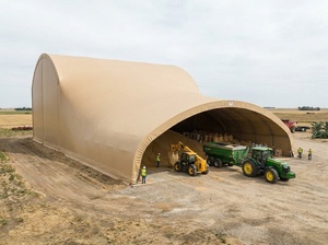 Structure <span class=keywords><strong>de</strong></span> stockage et abri <span class=keywords><strong>de</strong></span> secours en tissu pour récupération post-catastrophe, tente d'entrepôt en membrane PVC certifiée, en acier galvanisé ou non galvanisé - Product Image 2