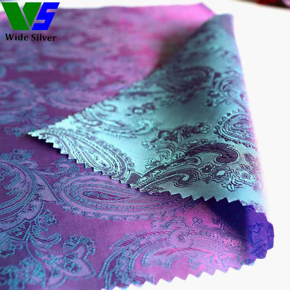 Hot Sale Customized Pattern Polyester Soft Skin Breathable Viscose Jacquard Suit Lining Fabric For South America Market