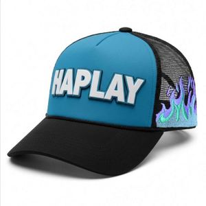 Casquette Trucker Unisexe en Daim Personnalisable avec Logo Brodé 3D et Patch Brodé en Maille – Style Hip-Hop Décontracté et Ajustable pour l'Extérieur - Product Image 6