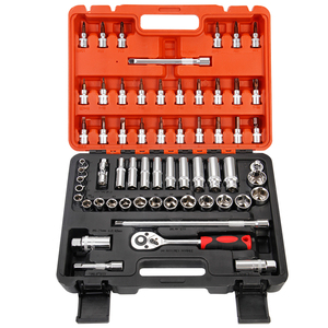 53-teiliges Set Manuelle Maschine Automatische Reparatur Handschlag schlüssel 1/4 "Kleiner Steckschlüssel & Schrauben dreher Bits Kits Kombination werkzeugs ätze - Product Image 5