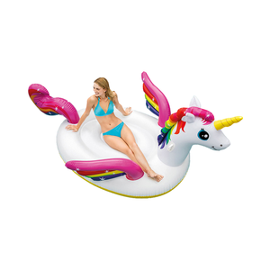 Unicorn Inflatable PVC chất liệu hồ bơi nổi dành cho người lớn trẻ em Blow-up Ride-on bè 1 người công suất cho nước vui chơi giải trí cơ sở - Product Image 4