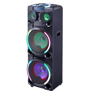 Loa Karaoke HS-TD12P8 kép 12 inch, loa sân khấu di động, loa kéo tiệc tùng DJ ngoài trời với micro không dây - Product Image 3