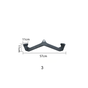 Lot <span class=keywords><strong>de</strong></span> 5 poignées <span class=keywords><strong>de</strong></span> musculation en acier avec logo et couleur personnalisés pour la musculation et le fitness - Product Image 6