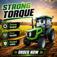 Traktor Pertanian Baru 40 HP dengan Part Opsional 4x4 RH404 Mini Traktor untuk Pertanian untuk Traktor Berjalan dengan Mesin
