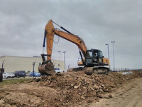 Excavatrice sur chenilles SY245H-S 25,5T à faible consommation de carburant, système hydraulique stable pour travaux routiers et miniers