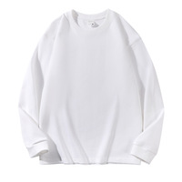 T-shirt pour femme en coton 100% lourd, respirant, écologique, surdimensionné, à épaules tombantes, à manches longues, personnalisé, de luxe