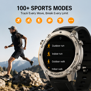 Reloj Inteligente DM59 para Exteriores, Pantalla AMOLED de 1.43'', Resistente al Agua 5ATM, Mapa Fuera de Línea, Más de 170 Modos Deportivos, 500mAh, Metal, Detección de Ritmo Cardíaco y Sueño, Negro - Product Image 3