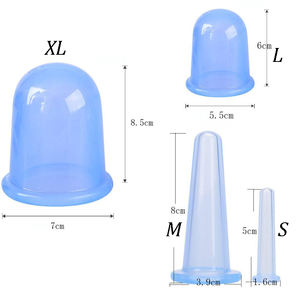 4 шт., набор силиконовых гелевых банок для лица - Product Image 2