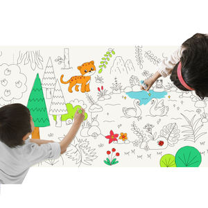 Zhorya nuovi giocattoli 2023 scene <span class=keywords><strong>disegno</strong></span> <span class=keywords><strong>muro</strong></span> di Graffiti giganti per bambini 10M di lunghezza pittura rotolo di carta <span class=keywords><strong>da</strong></span> <span class=keywords><strong>colorare</strong></span> - Product Image 1