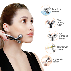 Touchbeauty con lăn trên khuôn mặt Microcurrent <span class=keywords><strong>Massager</strong></span> Da nâng giảm béo Collagen Boost Pain Relief thiết bị di động TB-1682 - Product Image 2