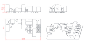 Mạch PCB model 2 của bộ sạc nhanh di động cho xe điện 16A một pha 3.5kw - Product Image 5