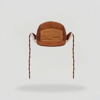 Gorros de invierno cálidos para caza, ciclismo, con orejeras, de cuero, de felpa gruesa, con logotipo bordado personalizado, estilo Ushanka