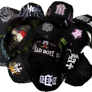 หมวกเบสบอลแบบ 5 แผง สไตล์สปอร์ต  รุ่นใหม่  ปักโลโก้ตามสั่ง  ผ้าซูเอด  แบบ Snapback  งานพิมพ์ซิลค์สกรีน  ขายส่ง OEM - Product Image 1
