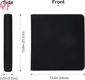Q Y Junmei 12 Pockets PU Leather PTCG <b>Card</b> <b>Binder</b> 336 Side Loading <b>Card</b> Album with Zipper Portable Trading <b>Card</b> Storage Case - Product Image 1