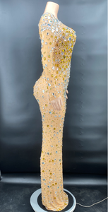 NOVANCE Y2372 Guangzhou <span class=keywords><strong>abbigliamento</strong></span> scintillante cristallo di diamante <span class=keywords><strong>abbigliamento</strong></span> femminile manica lunga cerniera fine abiti formali <span class=keywords><strong>per</strong></span> <span class=keywords><strong>matrimonio</strong></span> - Product Image 3