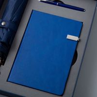 Ensemble de luxe carnet et parapluie automatique – Cadeau promotionnel d'entreprise pour anniversaire et remise de diplôme