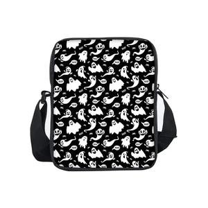 Sac bandoulière 3D motif fantôme pour garçons et filles, style messager tendance à une seule face, meilleur cadeau en nylon - Product Image 1