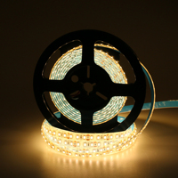 Bande lumineuse LED 2835 haute densité 12V 24V, 240 LED, 80RA+, étanche IP65, PVC 8mm, rétroéclairage pour armoire, comptoir, cuisine, bar