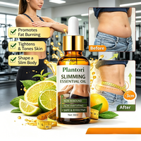 Crème amincissante anti-cellulite, essence brûle-graisse rapide, huile essentielle pour le corps, le ventre et les cuisses, pour diffuseur.