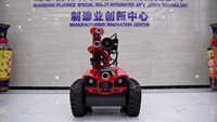 Peralatan Robot Pemadam Kebakaran Guoxing RXR-MC80BD Jarak Kendali Jauh 1000m Kendaraan Pemadam Kebakaran Aliran Air Besar