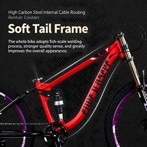 26 Inch Mountain Bike Hydraulic Disc Brake Full Suspension Aluminum Alloy <b>Frame</b> 10 Speed Girls All Terrain <b>Bicycle</b> - Product Image 5
