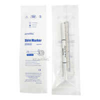 Marqueur chirurgical blanc stérile pour la peau, pour l'industrie de la beauté et de la chirurgie plastique, utilisable pour le marquage temporaire du visage. # SMD30W