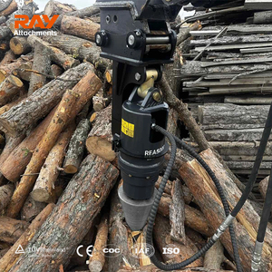 Attacco a Cono <span class=keywords><strong>Spaccalegna</strong></span> per Trivella Idraulica da 7T per Minipale e Miniescavatori, Punta per Trivella <span class=keywords><strong>Spaccalegna</strong></span> - Product Image 2