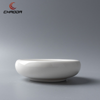 Bol en céramique rond, résistant à la chaleur, vaisselle décorative en poterie, pour soupes et desserts, en argile polie, vaisselle durable, bols à trempette