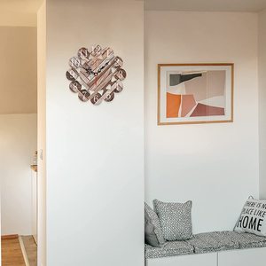 Vetro rivestito <span class=keywords><strong>da</strong></span> 12 pollici per sublimazione <span class=keywords><strong>orologio</strong></span> lucido alto viso famiglia regalo fai <span class=keywords><strong>da</strong></span> te decorazione della <span class=keywords><strong>cucina</strong></span> segnaletica fotografica decorazione personalizzata - Product Image 4