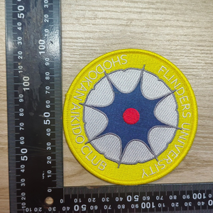 高品質カスタムロゴデザイン刺繍バッジ高品質アイロン接着衣類3Dロゴ刺繍パッチ（トラッカーハット用） - Product Image 2