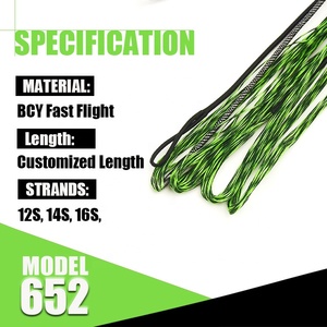 <span class=keywords><strong>Old</strong></span> Mountain Arhcery Fastflight Green 652 BCY Personalizar Bow String Material Tiro con arco Bowstring - Product Image 2
