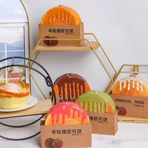 Coated Paper Tray for Snacking a Kraft Paper Cake Hamburger Sweet <strong>Boxes</strong> Packaging Custom Party <strong>Desser</strong> Food Paper Packaging Box - Product Image 2